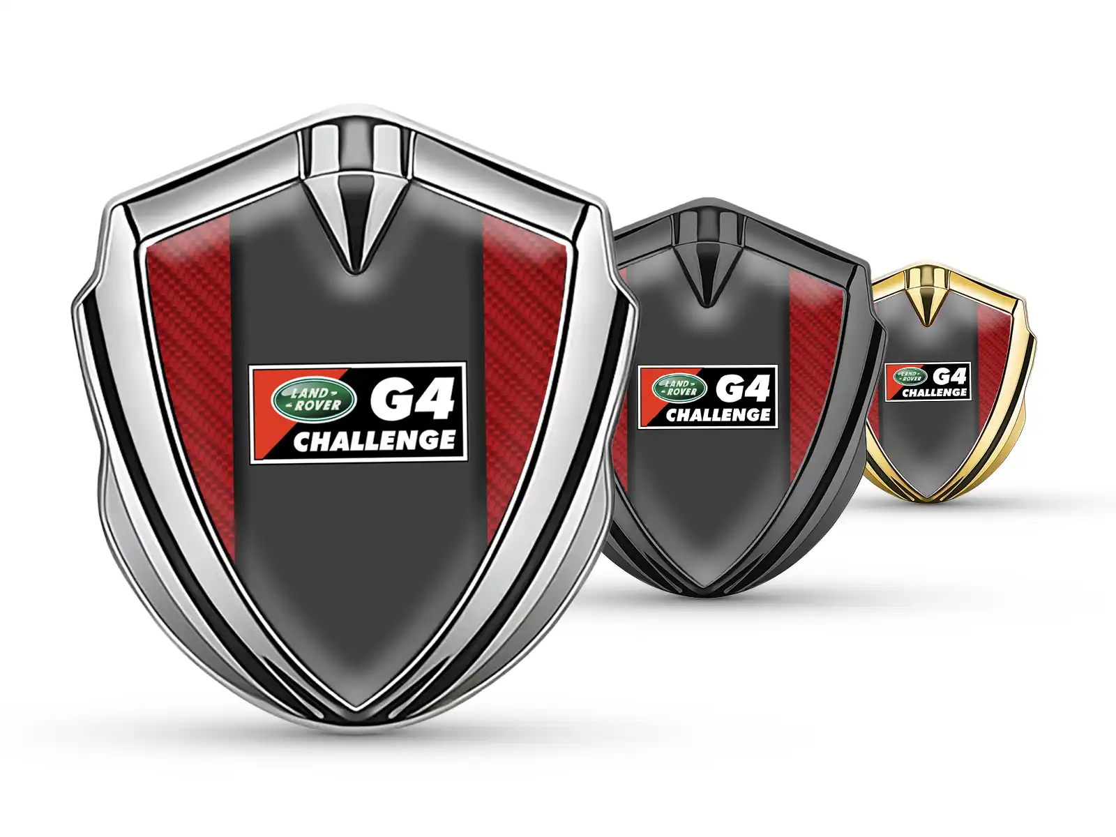 Land Rover Emblema Silicone Badge Personalizzabile Disegno Forza